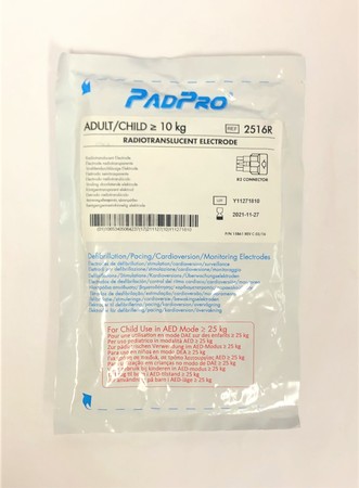 Patient Monitoring  Conmed PadPro, 2516R, Adult/Child Radiotranslucent Electrode