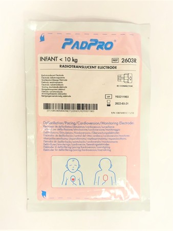 Patient Monitoring  Conmed PadPro, 2603R, Infant Radiotranslucent Electrode