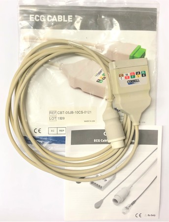 Patient Monitoring  Curbell, CBT-05JB-10CS-0121, ECG Trunk Cable