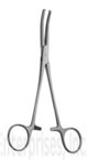  Long Hysterectomy Forceps-Curved - 1x2 Teeth - Length:7 1/2