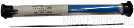 Surgical Instruments Osteomes Reamers STEINMANN Pins 1/8 inch Diameter
